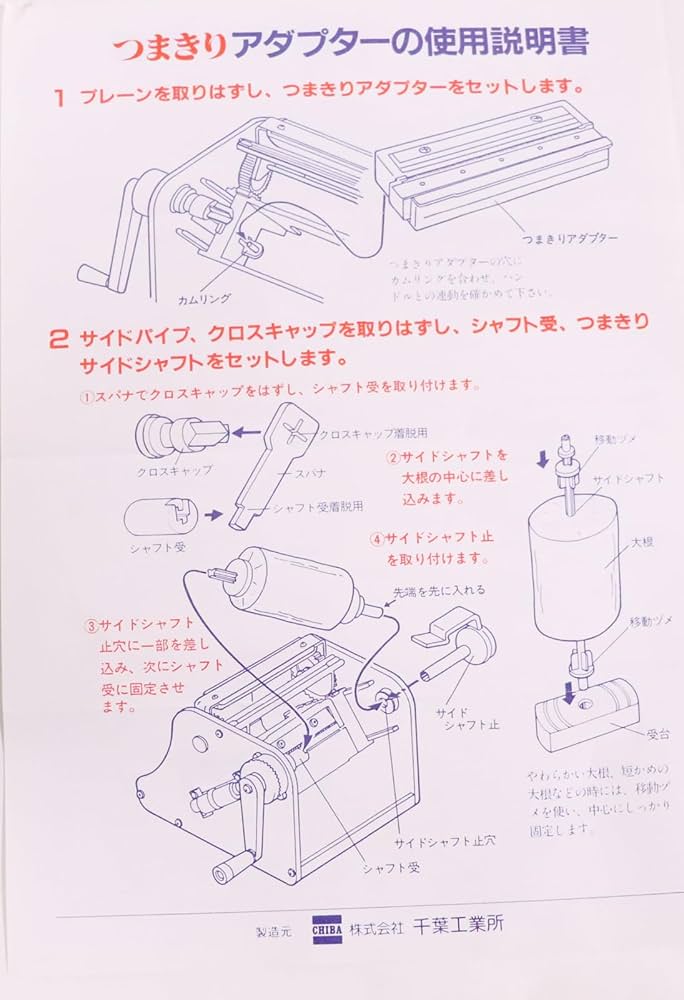 Amazon｜かつらむきピールS用部品 ツマ切アダプターセット